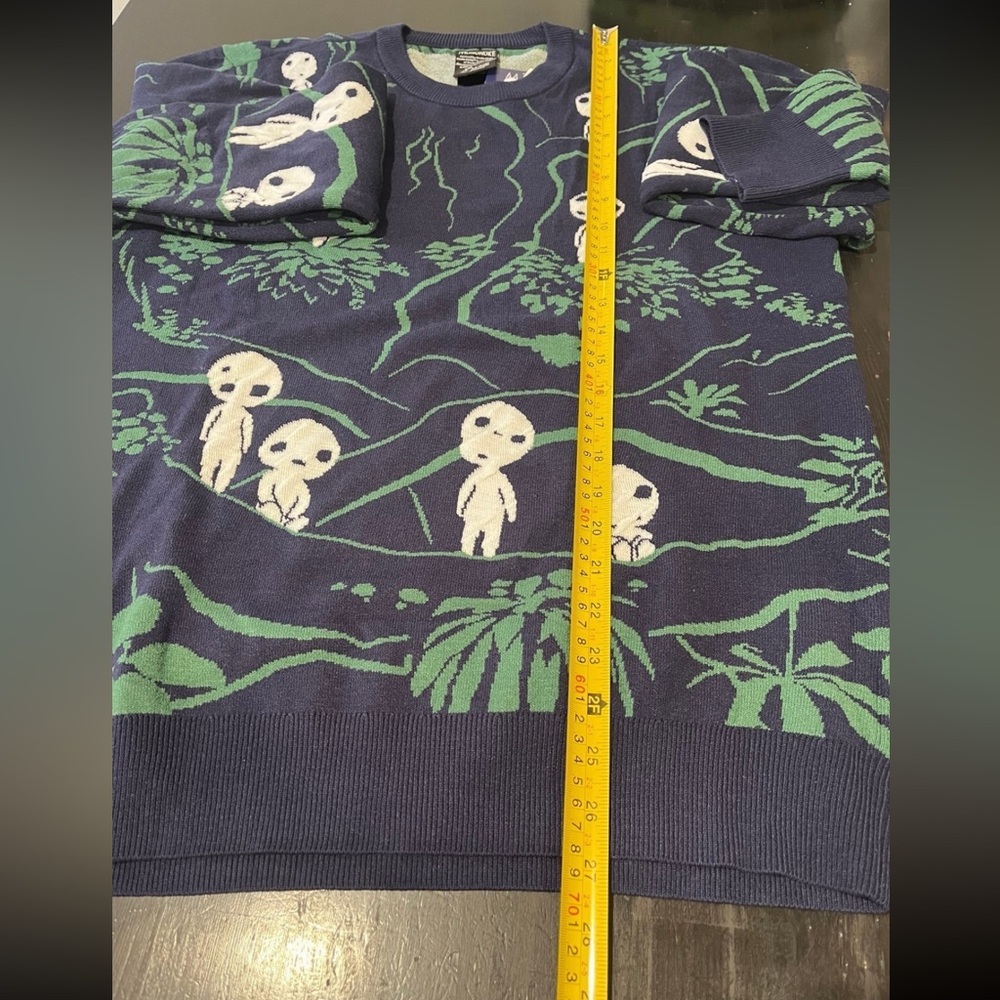 Studio Ghibli Princess Mononoke Kodama Forest Crewneck Sweater - Picture 7 of 8